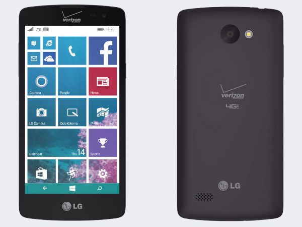 LG Lancet basado en Windows lanzado por Verizon en EE. UU.