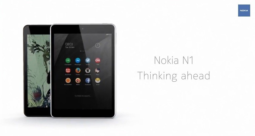 Nokia N1 se muda fuera de China, lanzado en Taiwán