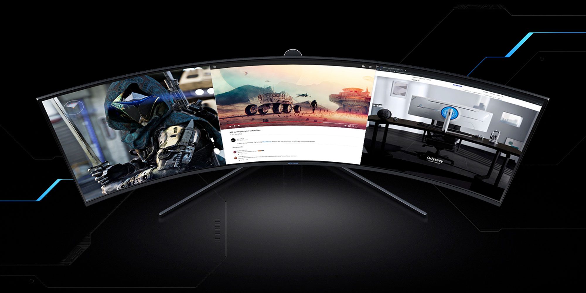 Monitores de juegos curvos Samsung Odyssey G7 y G9 240Hz lanzados en India