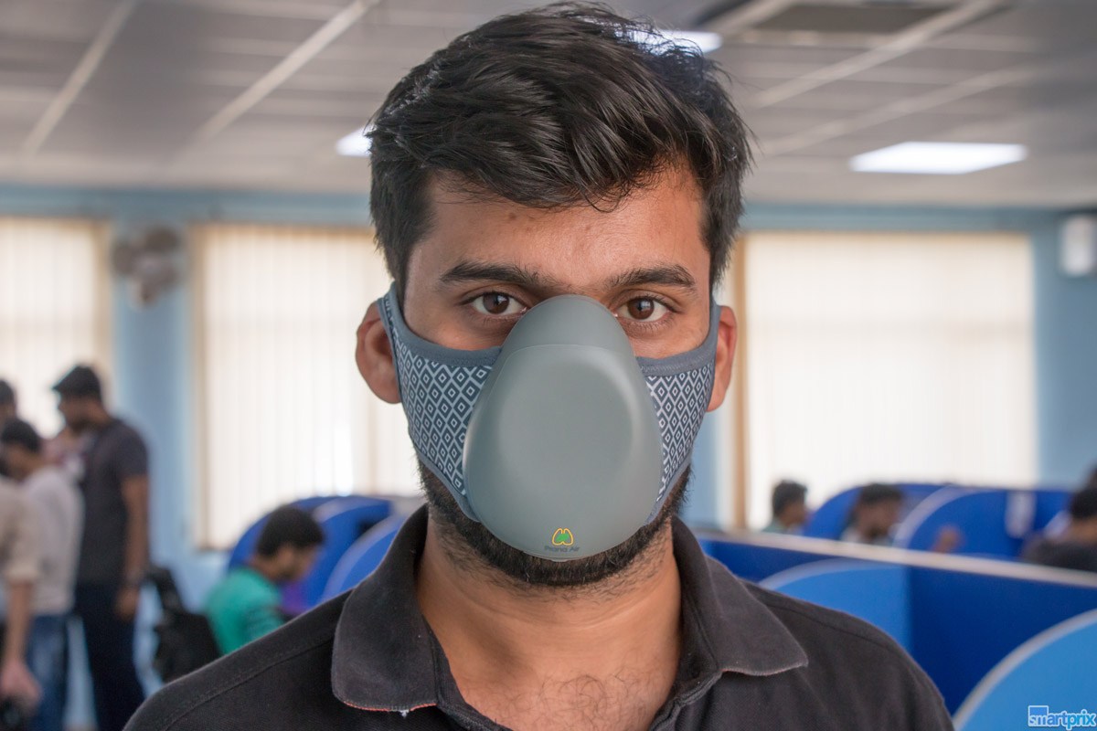 Revisión de la máscara purificadora de aire inteligente Prana Air: máscara motorizada con protección de seis capas