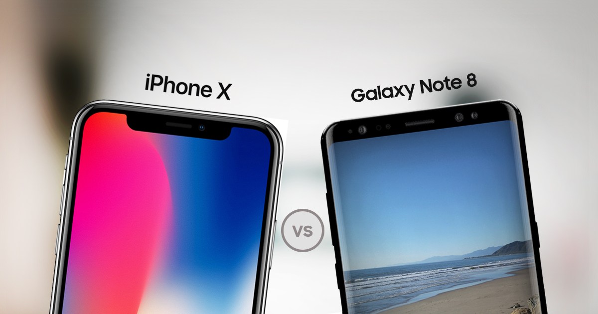 Comparación de especificaciones de iPhone X vs Samsung Galaxy Note 8: verdaderos buques insignia de 2017