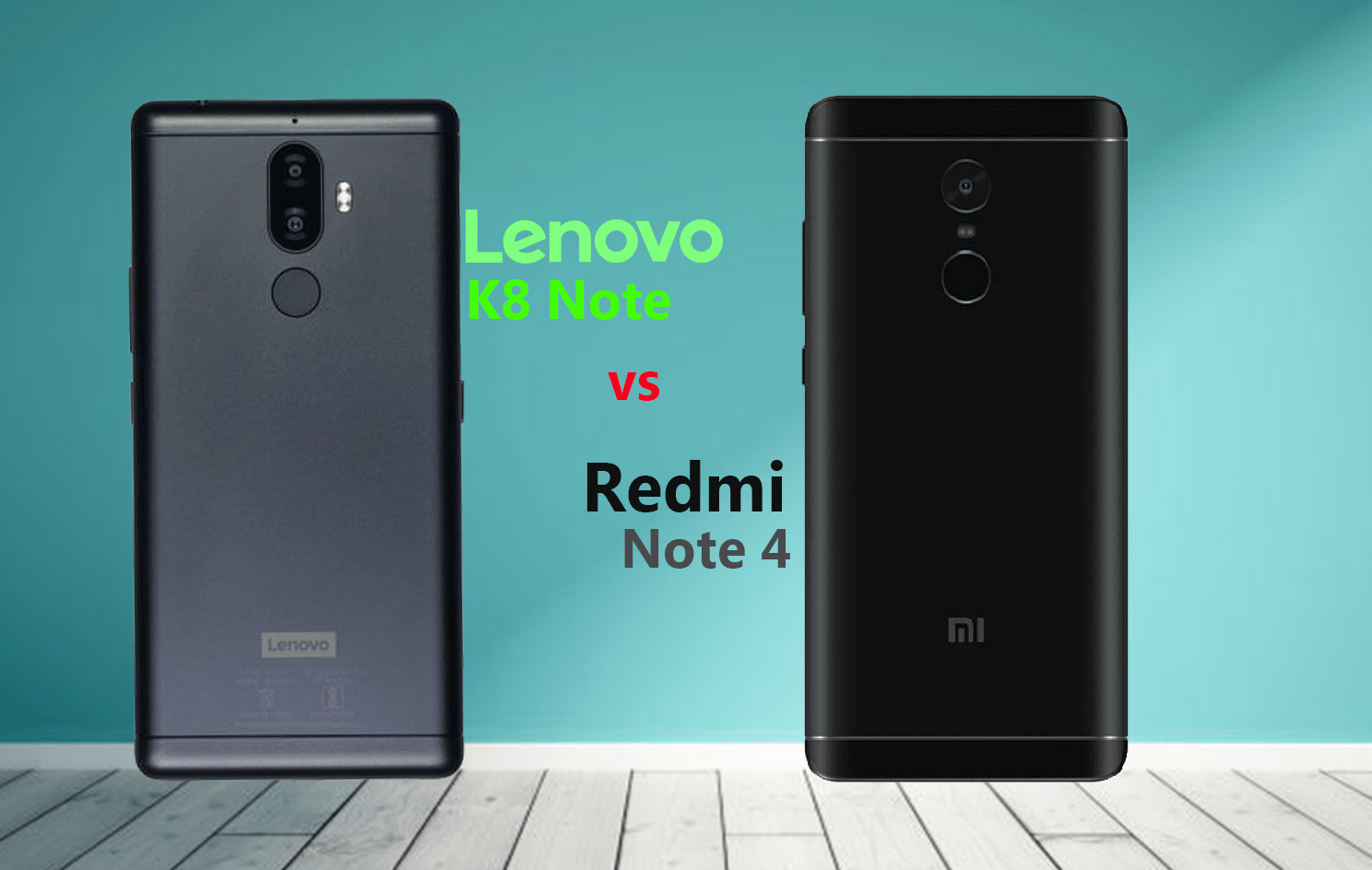 Lenovo K8 Note vs Xiaomi Redmi Note 4 - Una pelea digna de mención