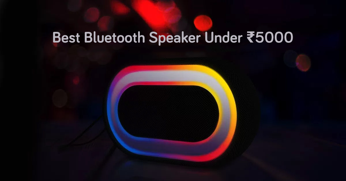 10 mejores altavoces Bluetooth por debajo de Rs 5,000 que puedes comprar en India