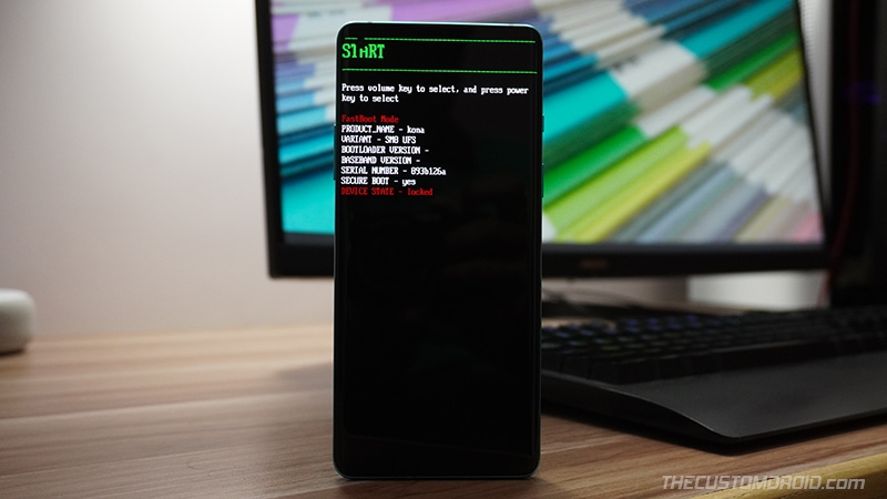 Inicie su OnePlus 8T en modo Fastboot