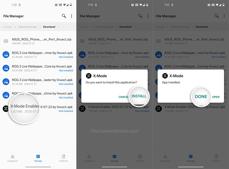Instale X-Mode Toggler APK en su dispositivo Android