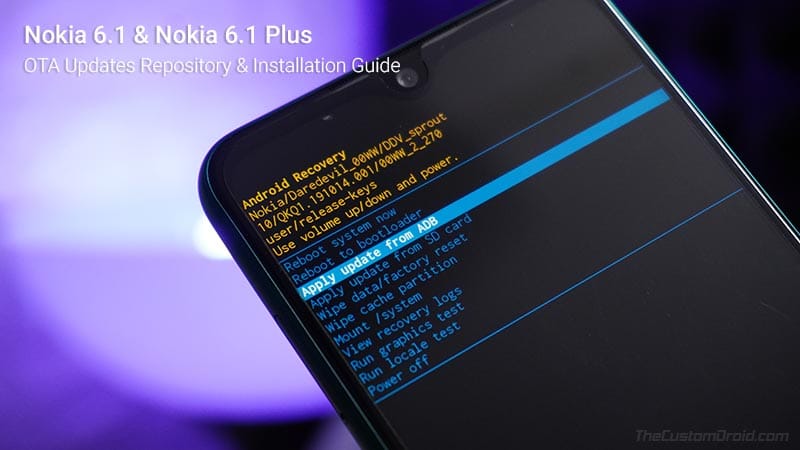 Descargar la guía de instalación y actualizaciones de Nokia 6.1 / 6.1 Plus OTA [Latest: October 2020 Security Update]