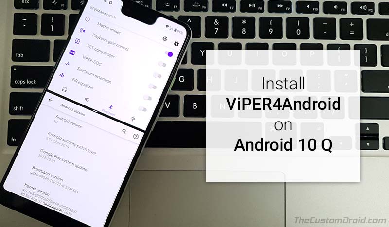 Cómo instalar ViPER4Android en Android 11 / Android 10 Q (método alternativo)