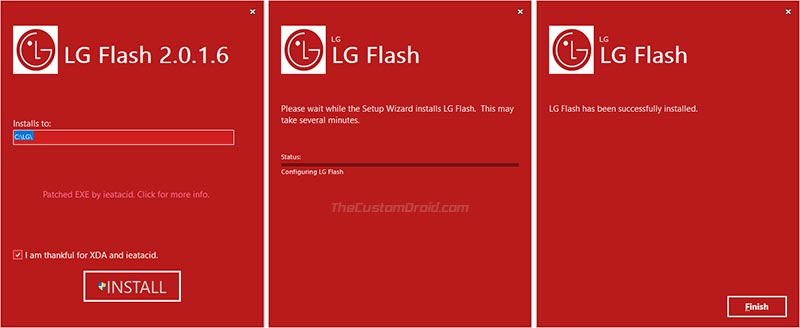 Instale LG Flash Tool en una PC con Windows