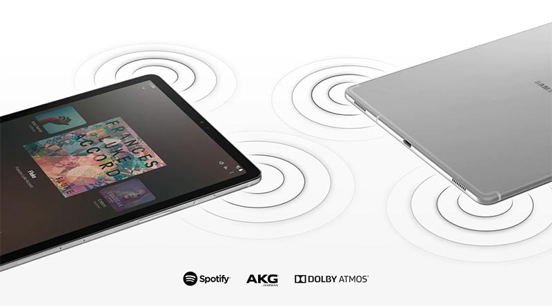 Samsung Galaxy Tab S5e viene con parlantes ajustados por AKG y soporte Dolby Atmos surround