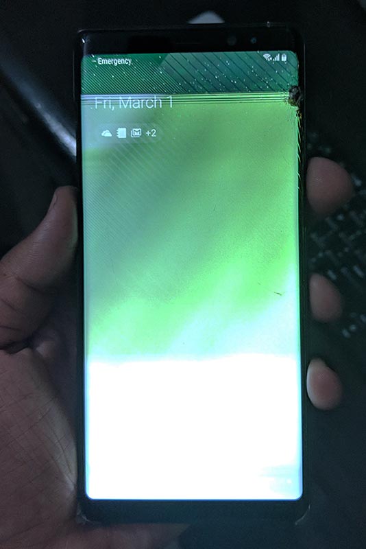 Nueva pantalla / pantalla rota del Samsung Galaxy Note 8 - 03
