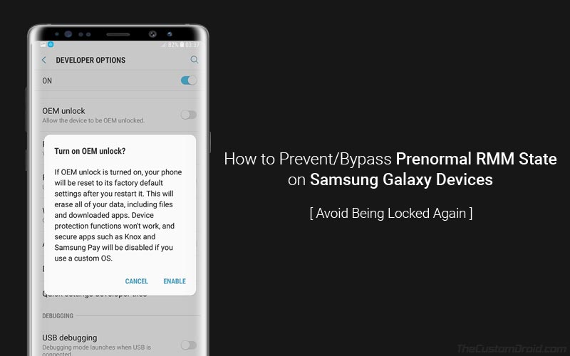 How to Prevent Prenormal RMM State on Samsung Galaxy Devices