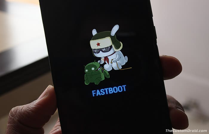 Arranque el modo Fastboot para instalar la actualización de Android Pie Xiaomi Mi A1