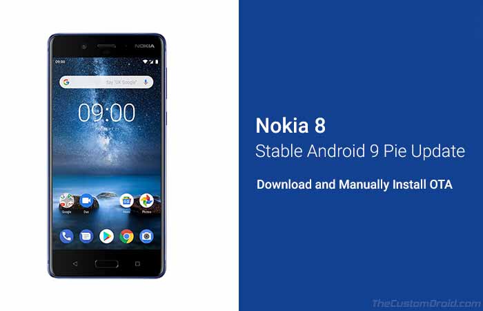 How to Install Nokia 8 Android Pie Stable Update