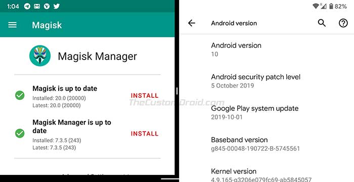 La última versión estable de Magisk v20.0 ofrece soporte completo para Android 10 Q
