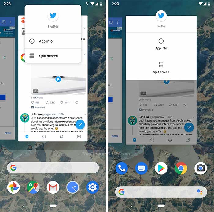 Lanzador oficial de Google Pixel 3: nuevos cambios en la interfaz de usuario