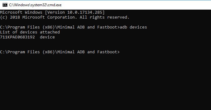 Instale la herramienta Minimal ADB y Fastboot: ejecute el acceso directo del escritorio