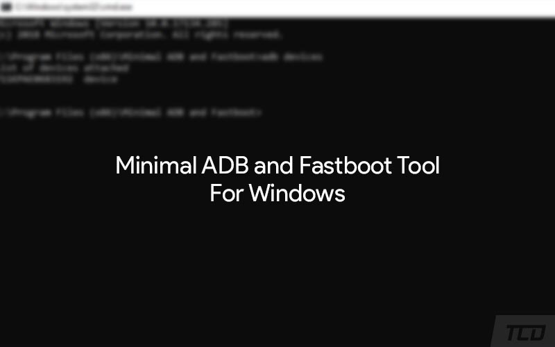 Download Minimal ADB and Fastboot Tool for Windows 7/8/10