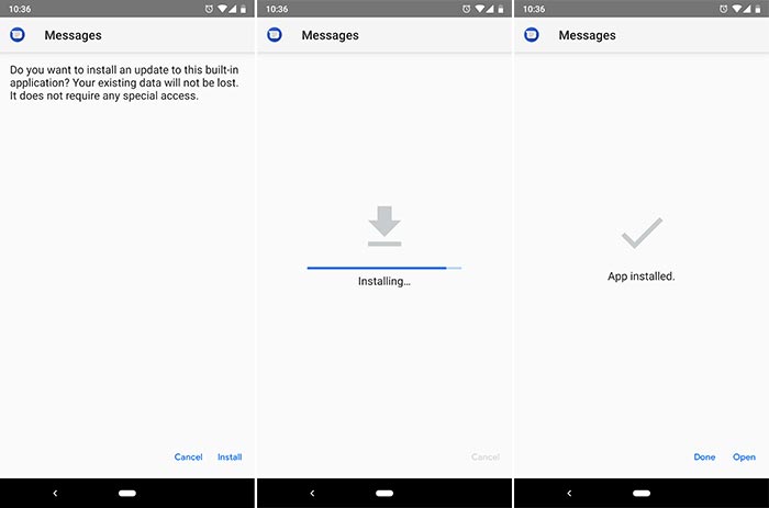 Instalar Android Messages 3.5 APK