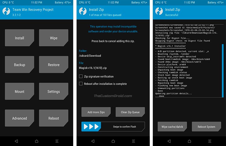 Rootear Android P usando Magisk - Flash Magisk v16.1 Beta