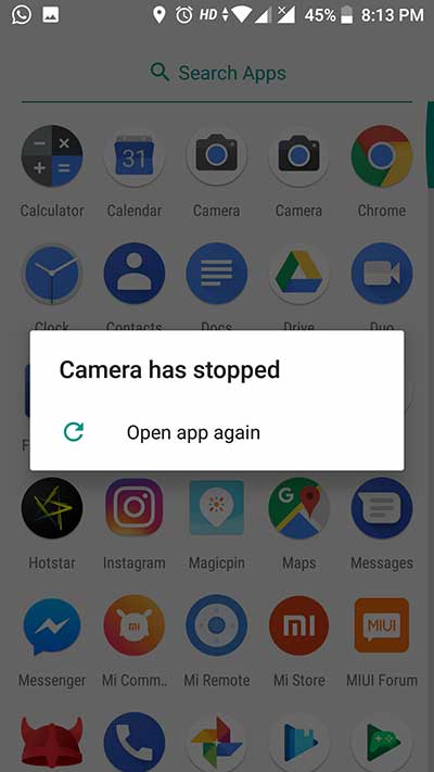 Reparar la grabación de video en cámara lenta Xiaomi Mi A1 - GCam Crash