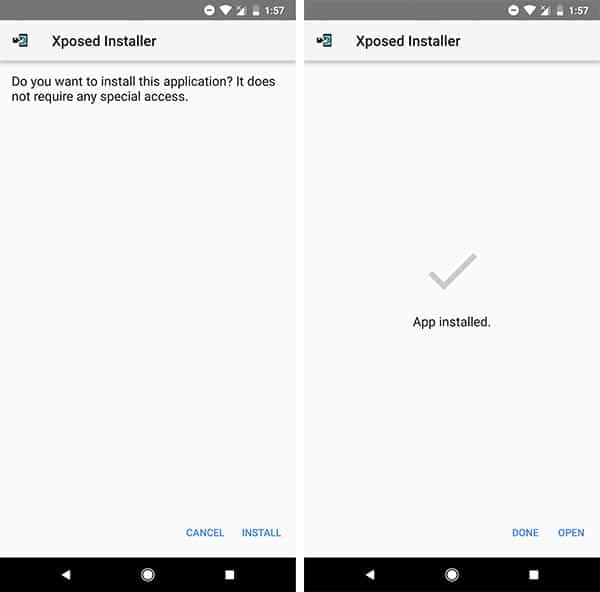Instale Xposed Framework en Android Oreo e instale la aplicación de instalación Xposed