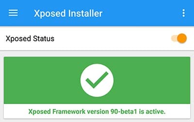 Instalar Xposed Framework en Android Oreo - Estado de activación