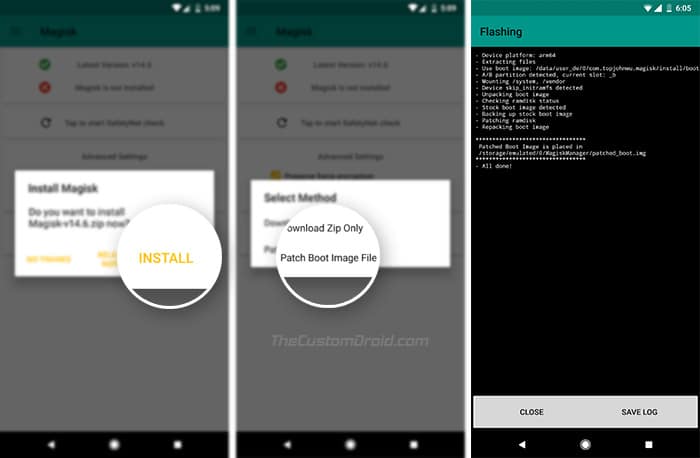 Rootear Android usando Magisk 14.6 Beta Update-Patch Boot Image
