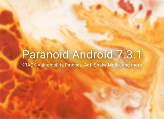 Download Paranoid Android 7.3.1