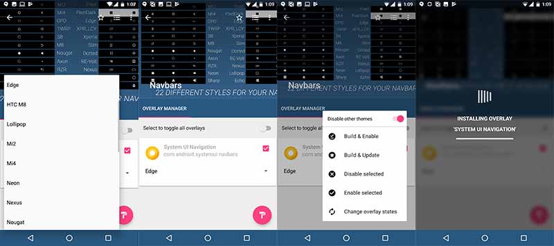 Personalizar Android Oreo NavBar - Instalación del tema Substratum Navbars