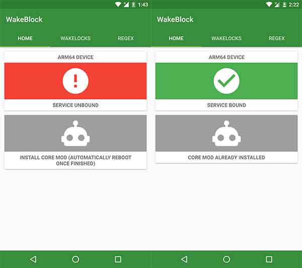 Cómo detener los Wakelocks de Android - Service Bound