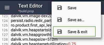 Cómo habilitar la compatibilidad con múltiples usuarios en cualquier Android: guarde y salga de BuildProp Editor