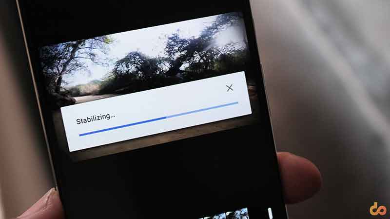 Stabilize videos using Google Photos