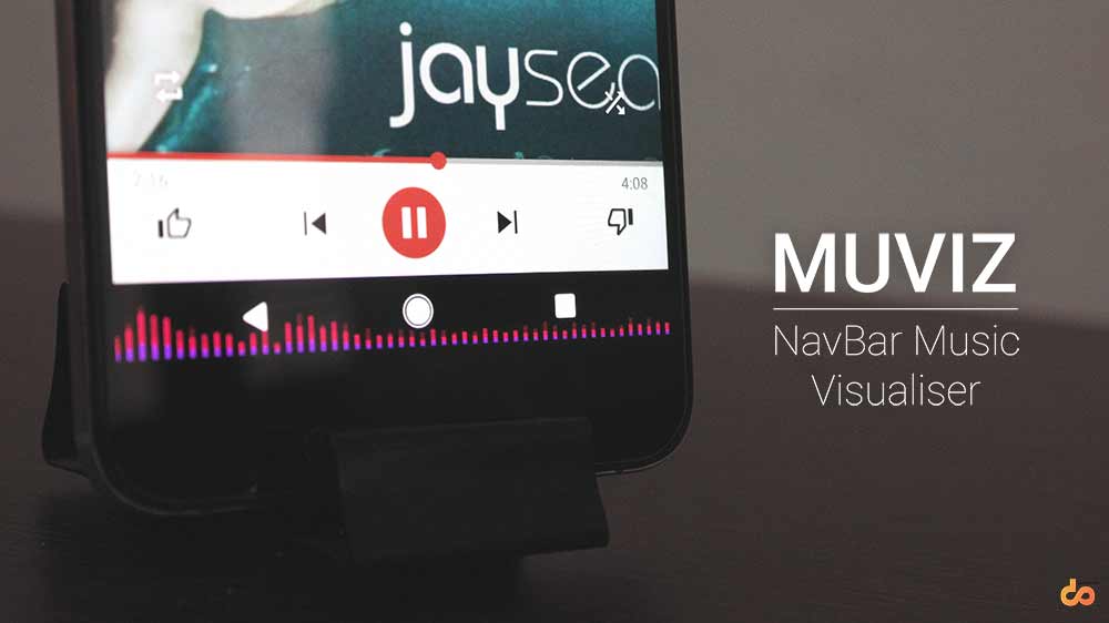 Muviz Nav Bar Audio Visualiser