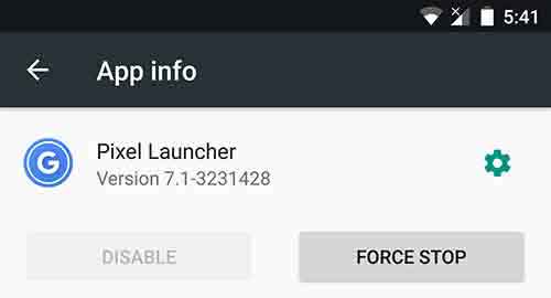 Descargar la información de la aplicación Pixel Launcher