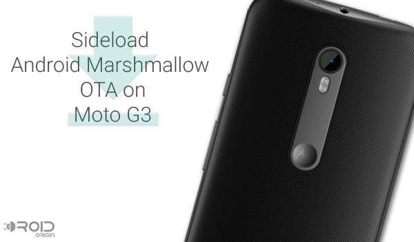 Instalar manualmente Android Marshmallow OTA en Moto G3