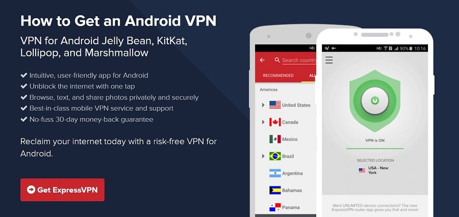 Express VPN para Android