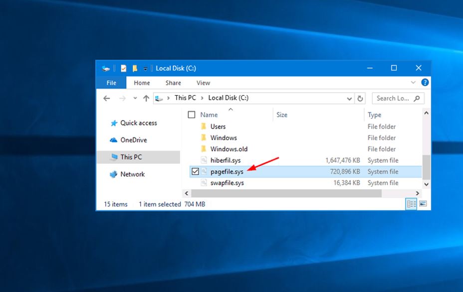 Cómo eliminar o borrar un archivo de paginación al apagar en Windows 10