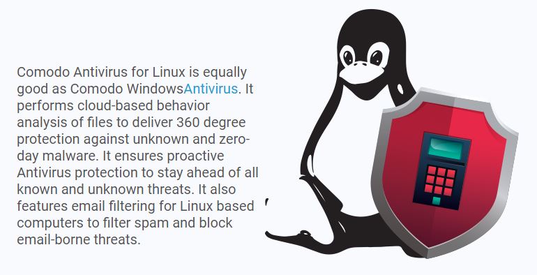 Comodo antivirus para linux