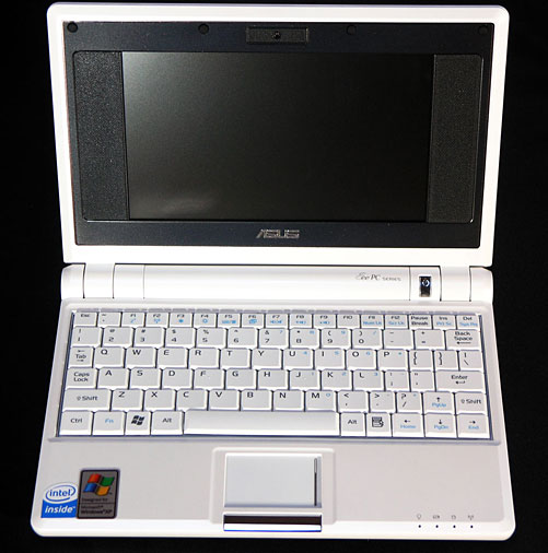 Asus Eee PC 4G-X, Vista previa de unboxing de Windows XP