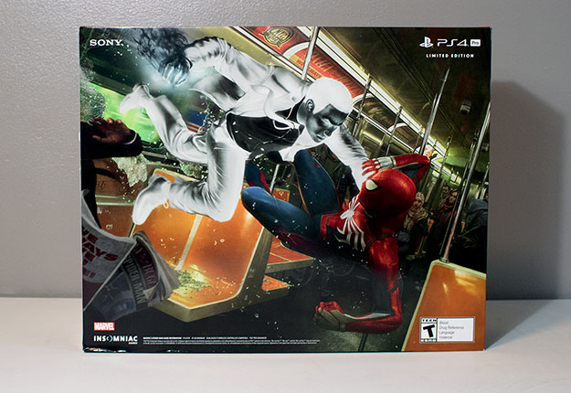 Sony PlayStation 4 Pro 1TB Marvel Spider-Man Box