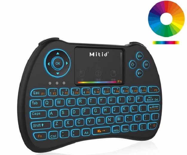 Mini teclado inalámbrico Mitid RGB