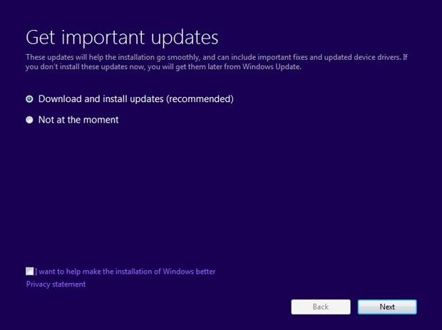 Windows 10 Descargar actualizaciones antes de instalar