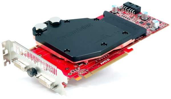 Radeon HD 4890 LCS refrigerada por líquido PowerColor