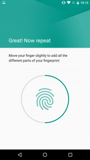 Android 6-vingerafdrukken