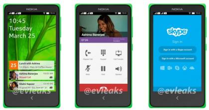 Prototipo de teléfono inteligente Android Nokia Normandy
