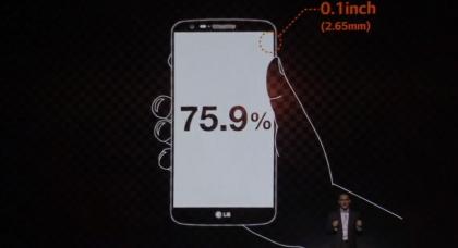 LG G2 schermrand