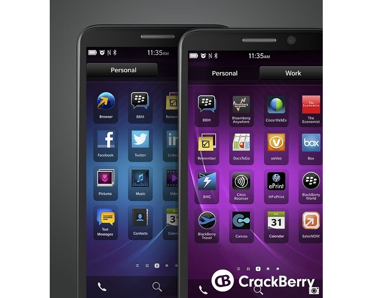 Se filtraron fotos de teléfonos inteligentes deslizantes Blackberry Z30 y Z15