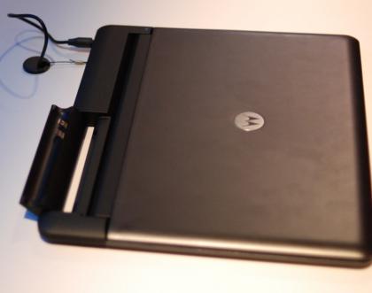 Motorola Atrix Laptopstandaard Zijkant