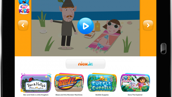 Sky Kids Nick Jr-app