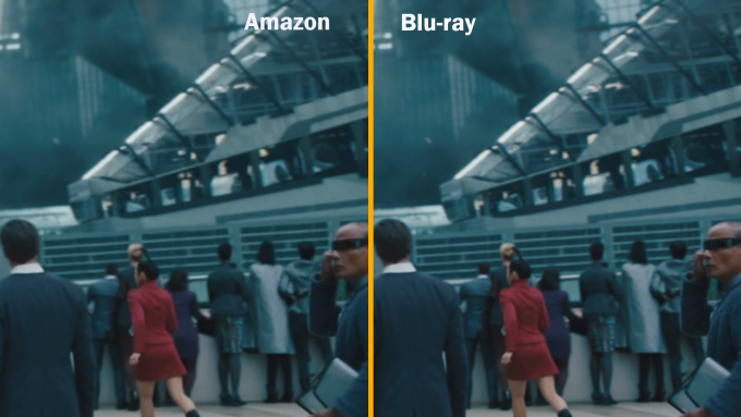 Amazon Instant Video versus Blu-ray Star Trek-kwaliteitsafbeelding